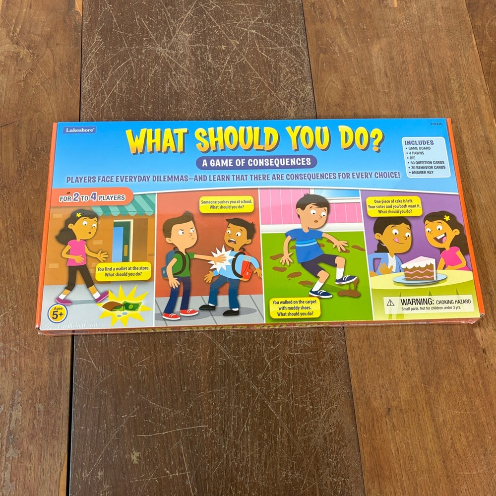 Lakeshore What Should You Do? A Game of Consequences Social Skills Board Game